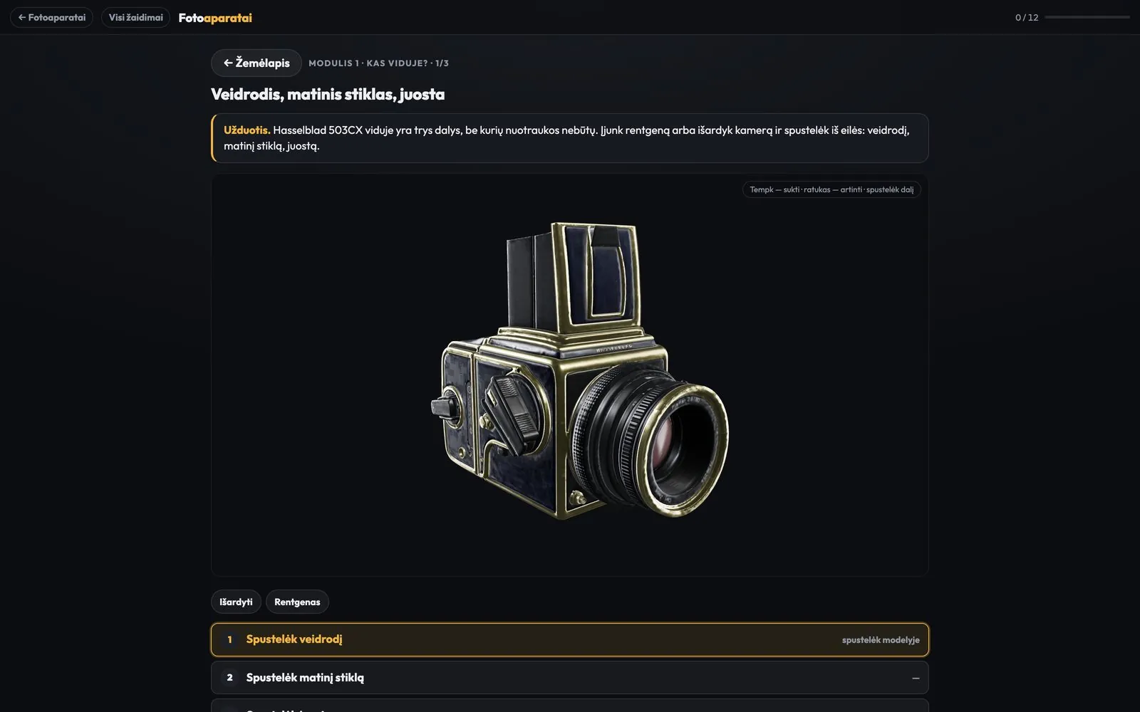FotoAkademija: 3D vidutinio formato fotoaparatas